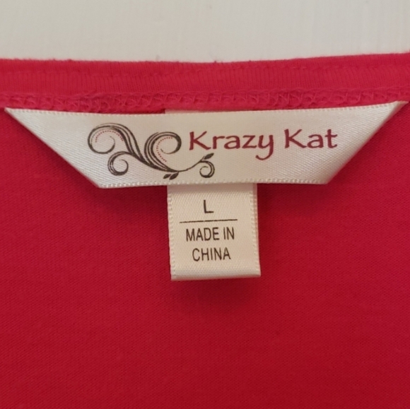 3/$15 Krazy Kat Drape Front Cardigan - Picture 4 of 4